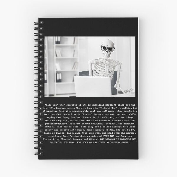 Item preview, 'Real Emo' CopyPasta - Skeleton  designed and sold by VibesStudioUS.