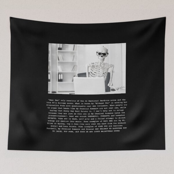 Item preview, 'Real Emo' CopyPasta - Skeleton  designed and sold by VibesStudioUS.