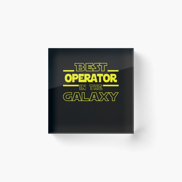 Item preview, operator Job Dad Mom Hudband Mens Shirt, Best operator In The Galaxy, Funny operator Birthday christmas Gift Gift designed and sold by xlnv.
