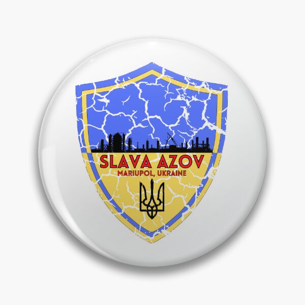 Item preview, SLAVA AZOV Resistance | Blue & Yellow Shield | AZOVSTAL | PATAGONIA  designed and sold by TrueWorth.