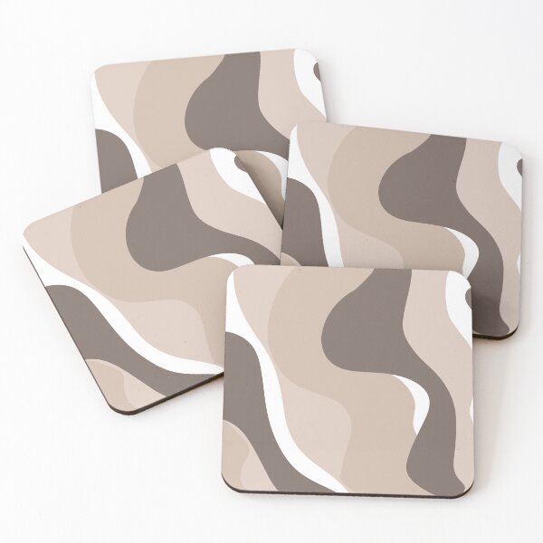 Item preview, Groovy  neutrals Vintage Print designed and sold by ZRGraphics.