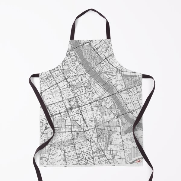 Item preview, Śródmieście Warszawa Map Line designed and sold by HubertRoguski.