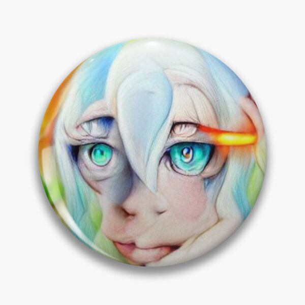 Artikelvorschau, blassblaues Perlenjuwel Anime Mädchen blondes Haar entworfen und verkauft von Zevy-Darling.
