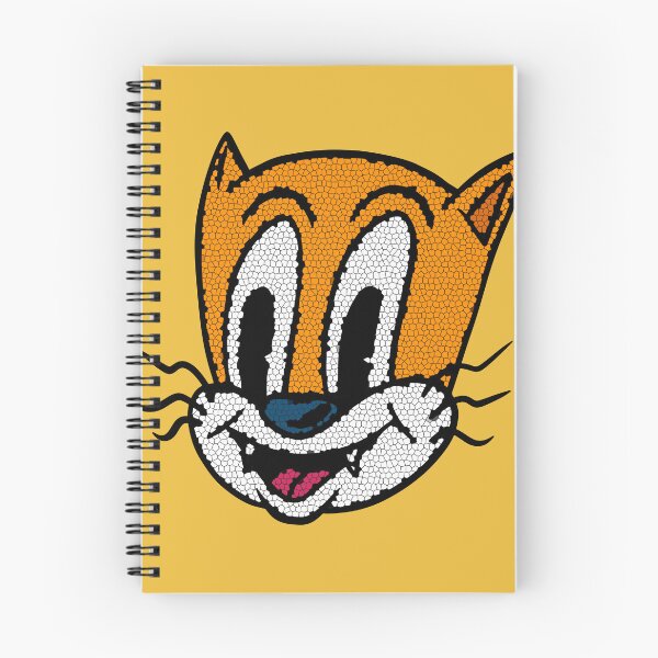 Aperçu de l'œuvre Mosaïque mignon chat orange créée et vendue par Max-Branding.