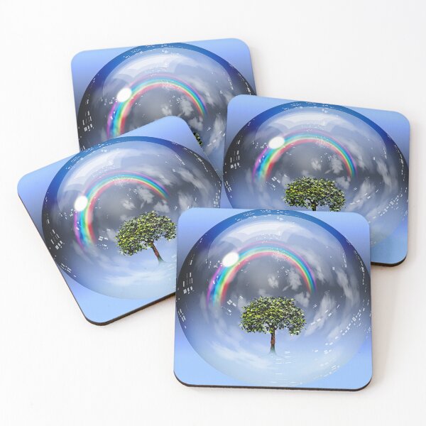 Item preview, Rainbow and green tree designed and sold by rolffimages.
