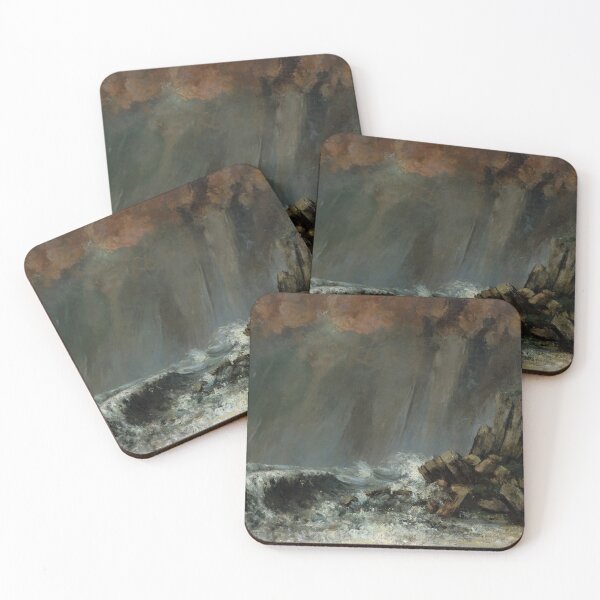Item preview, Marine, The Waterspout | Gustave Courbet | 1870 Nautical Print designed and sold by CJET.