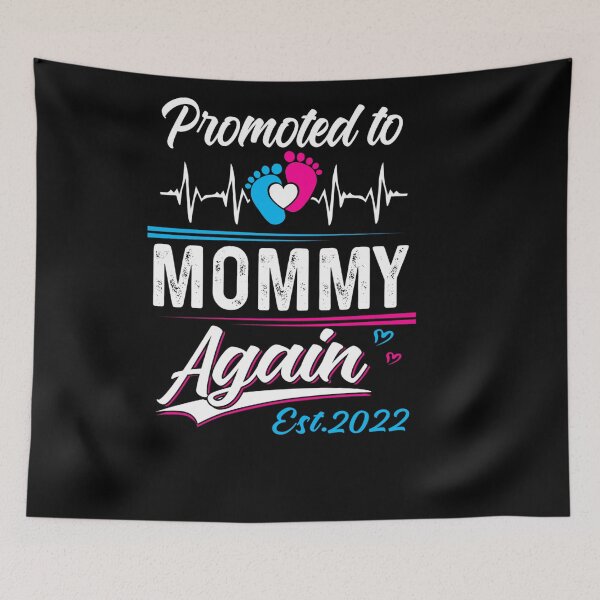 Item preview, MOMMY GIFT PROMOTED TO MOMMY AGAIN EST 2022 designed and sold by sobriowslen.