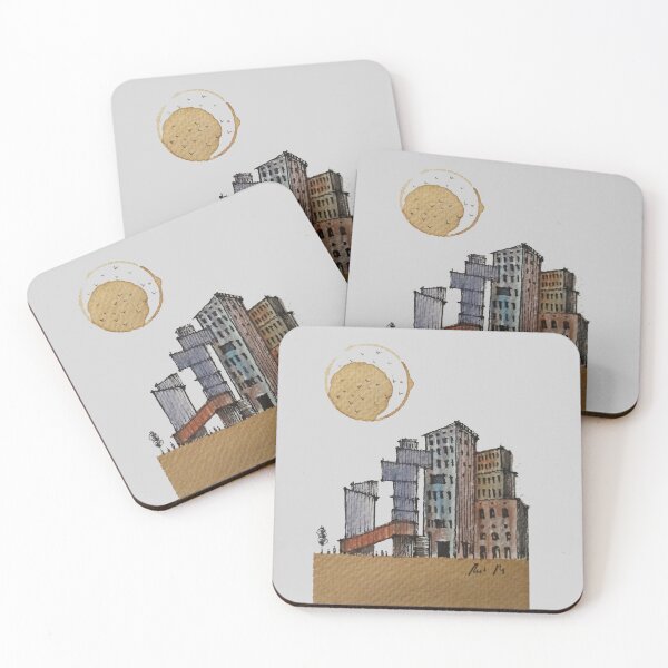 Item preview, Town Drawing designed and sold by SketchInkafe.