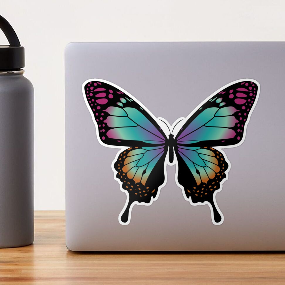 Butterfly Fairy Stickers For Motorcycle Laptop Water Bottle - Temu