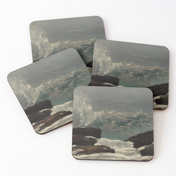 Item preview, Maine Coast | Winslow Homer | 1896 Coastal Nautical Art designed and sold by CJET.
