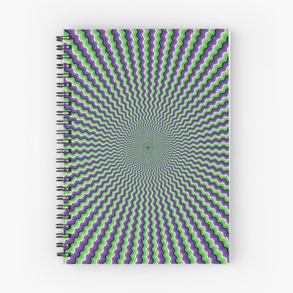 Item preview, Sunburst OP Art - Green and Purple designed and sold by BanksyNB.