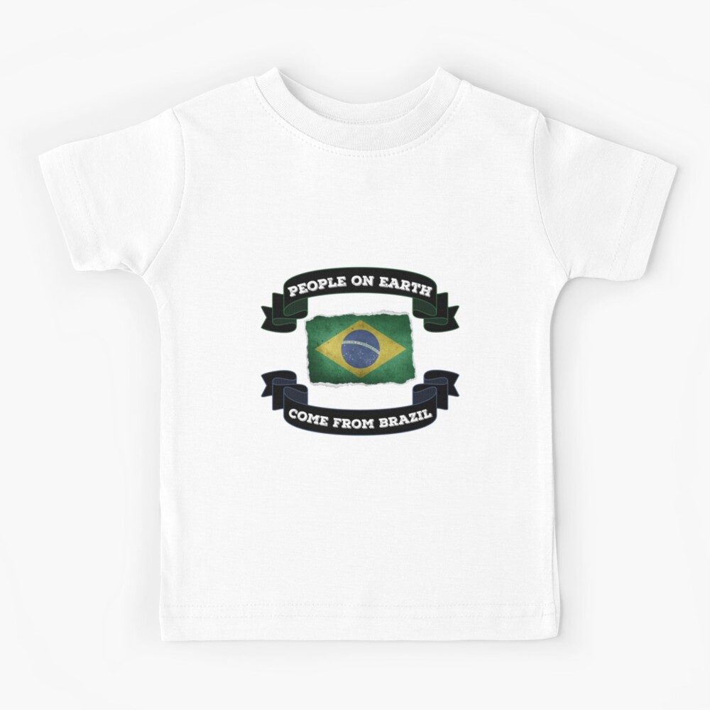 Brazil Football Shirts for Men Women Short-Sleeve Crewneck T-Shirt Casual  Tee Top