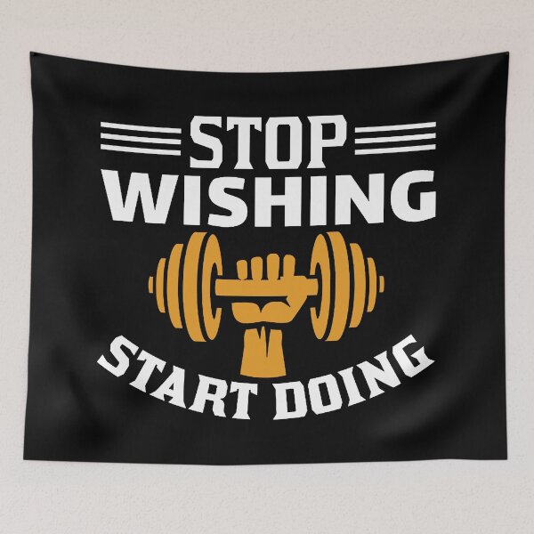 Item preview, Stop Wishing Start Doing designed and sold by ORNOL.