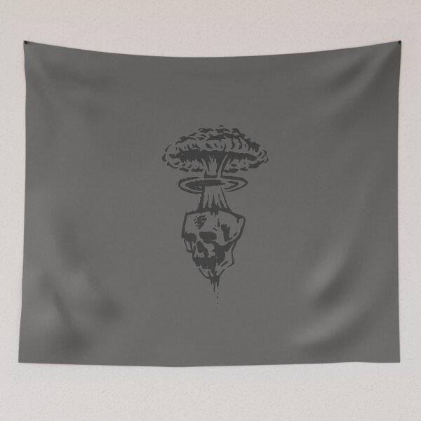 Item preview, Nuclear Skull - Grey designed and sold by boltjesdesign.
