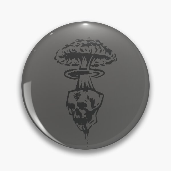Item preview, Nuclear Skull - Grey designed and sold by boltjesdesign.