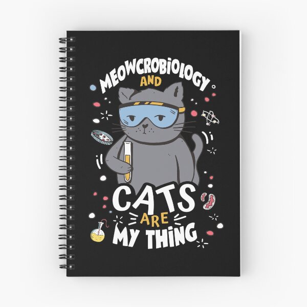 Item preview, Microbiologist Cat Lab Cartoon designed and sold by MrEddie10.