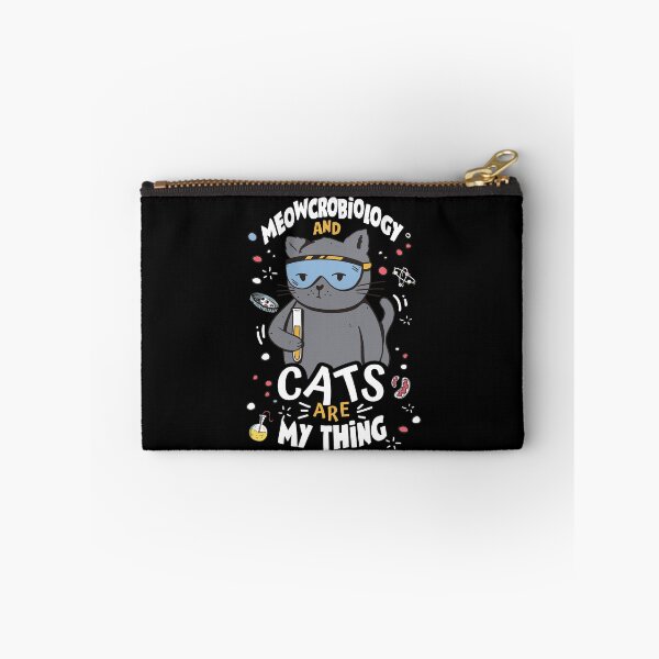 Item preview, Microbiologist Cat Lab Cartoon designed and sold by MrEddie10.