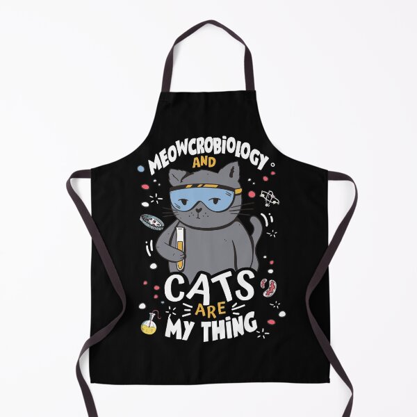 Item preview, Microbiologist Cat Lab Cartoon designed and sold by MrEddie10.