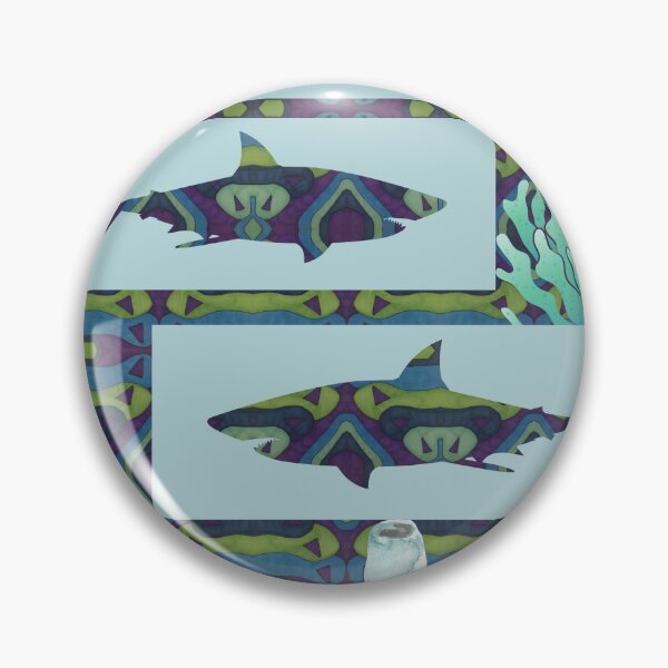 Item preview, Smooth Sharks  designed and sold by TerranTextures.
