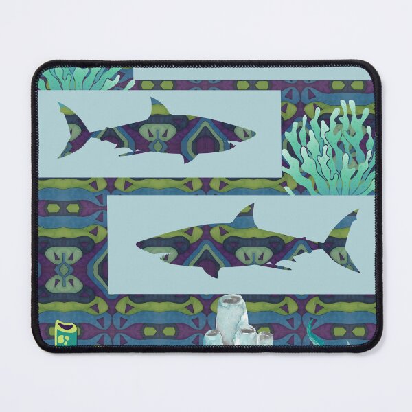 Item preview, Smooth Sharks designed and sold by TerranTextures.