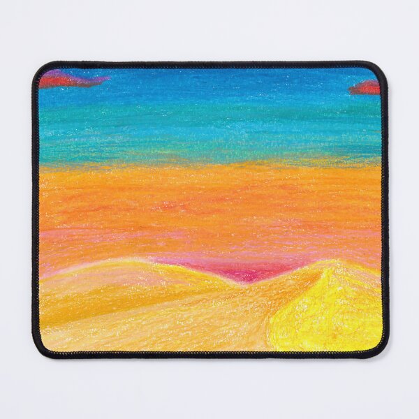 Item preview, Desert Sand Dune Sunset Oil Pastel designed and sold by DeannesStore.