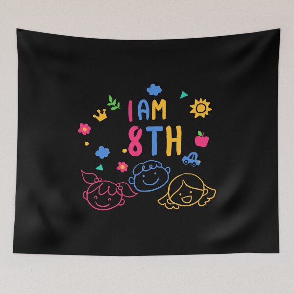Item preview, 8th grade Kids Birthday Children's day for boys and girls designed and sold by Zeus-Studio.