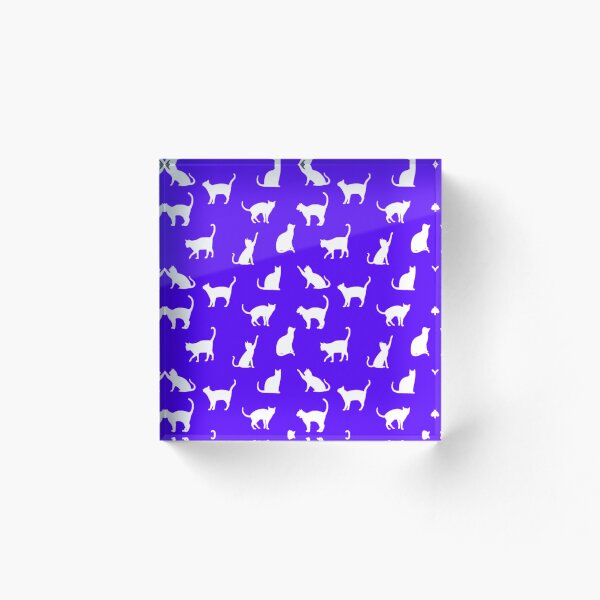Item preview, Cat pattern-Purple designed and sold by Tianjay-Threads.