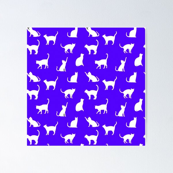 Item preview, Cat pattern-Purple designed and sold by Tianjay-Threads.