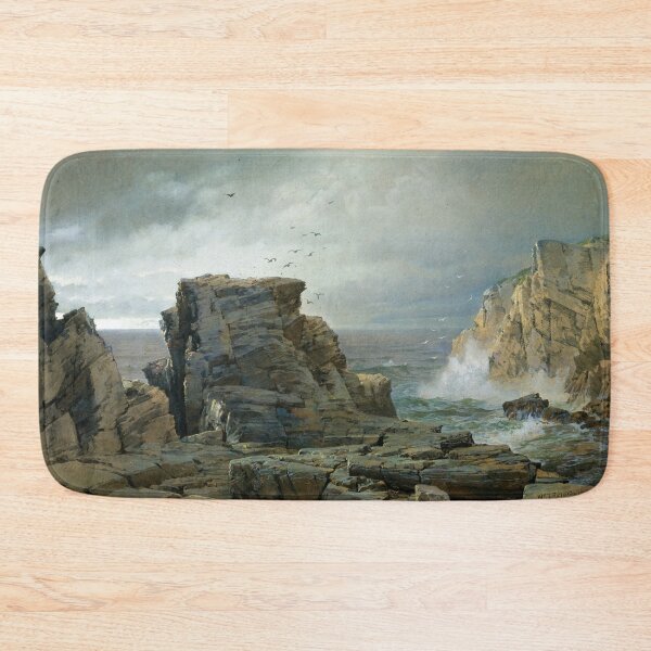 Item preview, A Rocky Coast | William Trost Richards | 1877 Marine Art designed and sold by CJET.