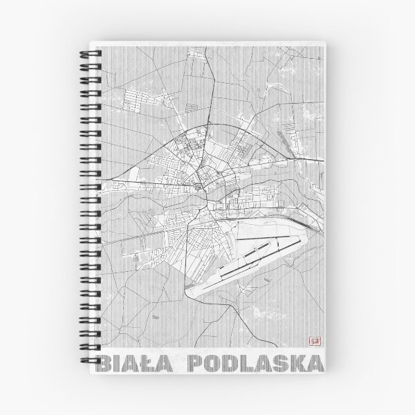 Item preview, Biała Podlaska Map Line designed and sold by HubertRoguski.