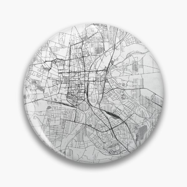 Item preview, Częstochowa Map Line designed and sold by HubertRoguski.
