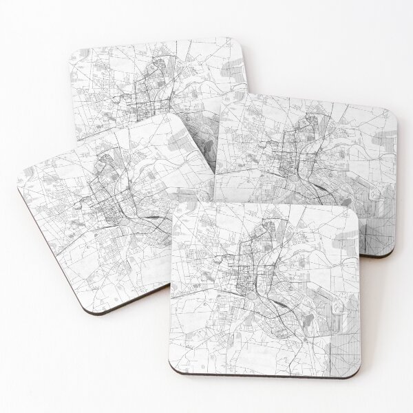 Item preview, Częstochowa Map Line designed and sold by HubertRoguski.