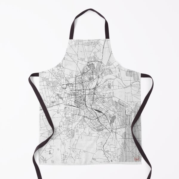 Item preview, Częstochowa Map Line designed and sold by HubertRoguski.