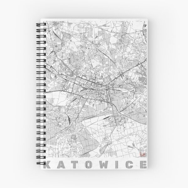 Item preview, Katowice Map Line designed and sold by HubertRoguski.
