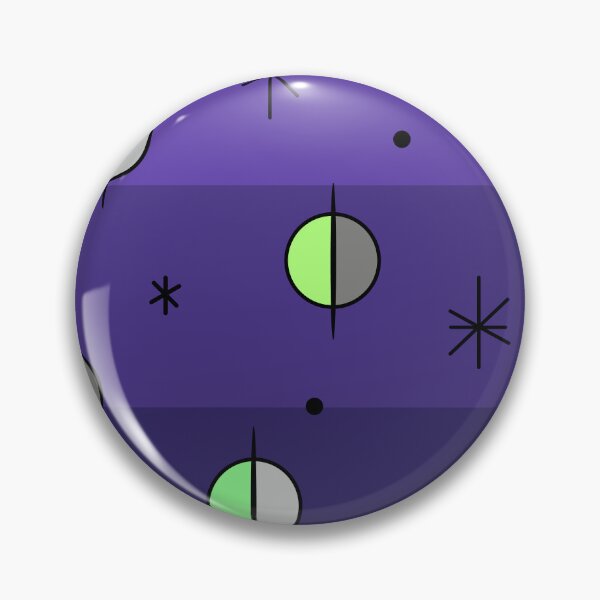 Artikelvorschau, Retro Space Age Planeten Sterne Indigo entworfen und verkauft von thepixelgarden.
