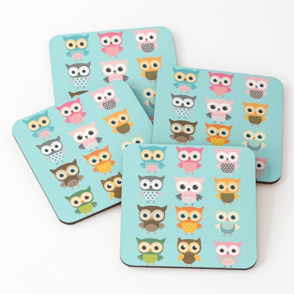 Item preview, CUTE OWL FLOCK designed and sold by Cocodino ⭐⭐⭐⭐⭐.