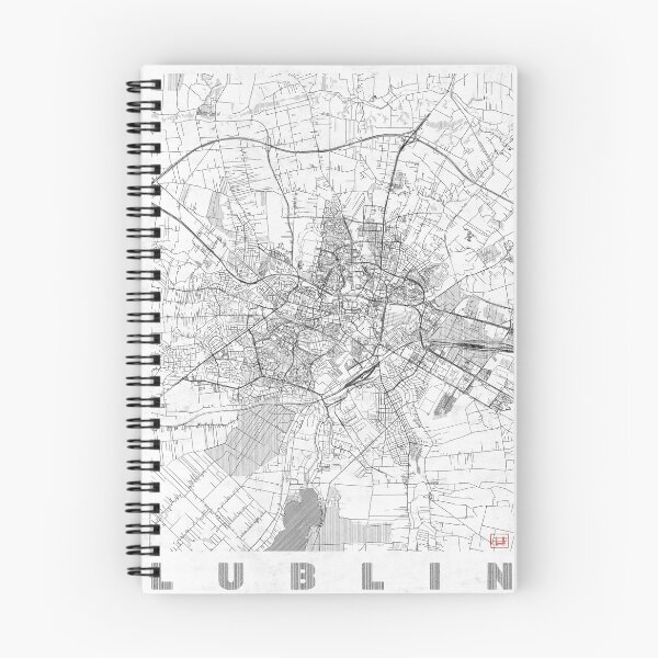 Item preview, Lublin Map Line designed and sold by HubertRoguski.