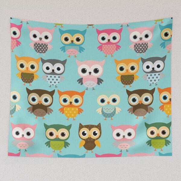 Item preview, CUTE OWL FLOCK designed and sold by Cocodino ⭐⭐⭐⭐⭐.