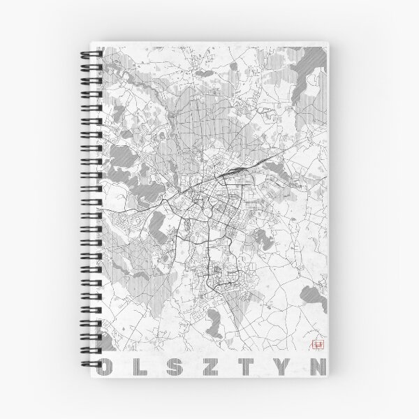 Item preview, Olsztyn Map Line designed and sold by HubertRoguski.