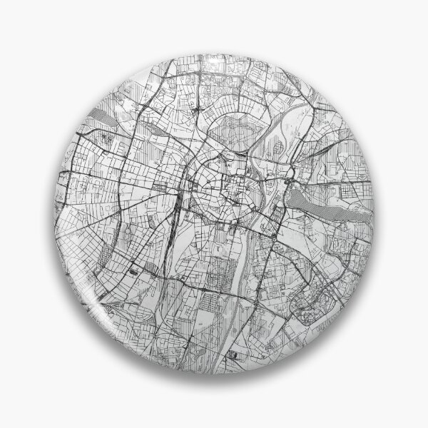 Item preview, Poznań Map Line designed and sold by HubertRoguski.