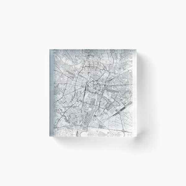 Item preview, Poznań Map Line designed and sold by HubertRoguski.
