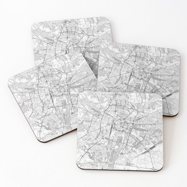 Item preview, Poznań Map Line designed and sold by HubertRoguski.
