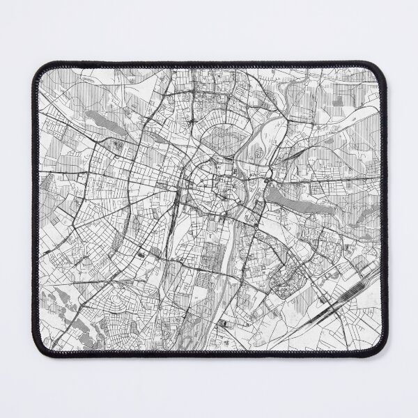 Item preview, Poznań Map Line designed and sold by HubertRoguski.