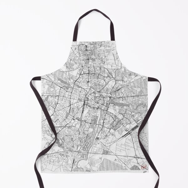 Item preview, Poznań Map Line designed and sold by HubertRoguski.