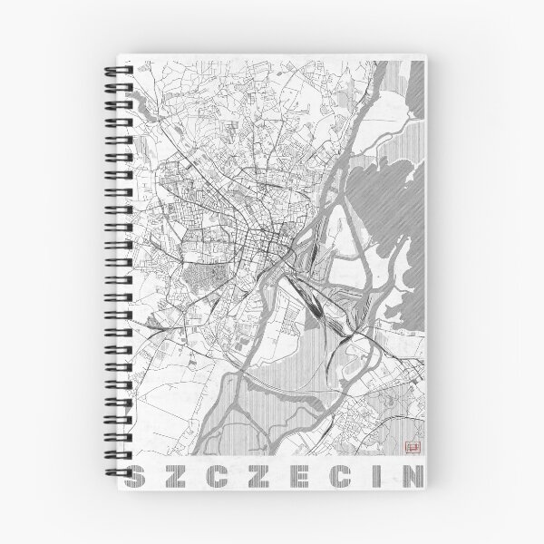 Item preview, Szczecin Map Line designed and sold by HubertRoguski.