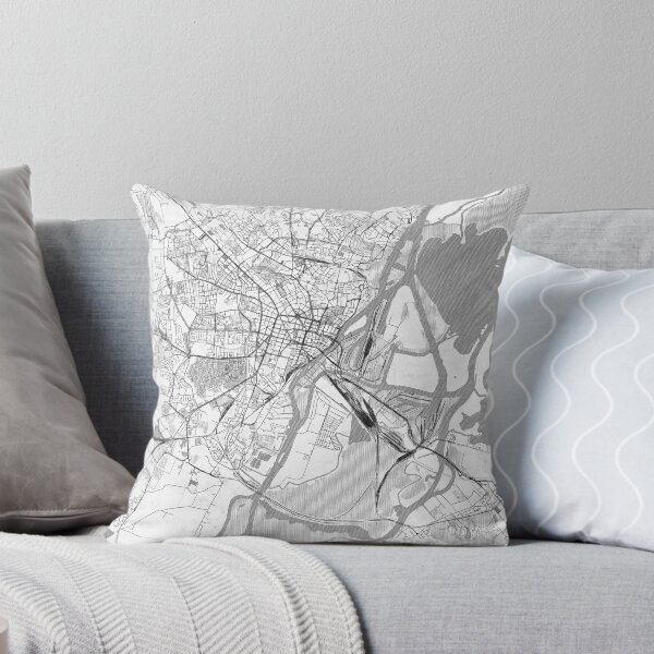 Item preview, Szczecin Map Line designed and sold by HubertRoguski.