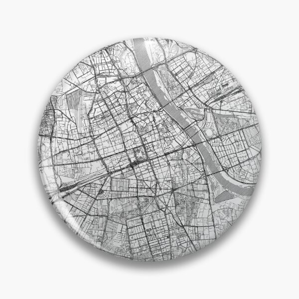 Item preview, Warszawa Map Line designed and sold by HubertRoguski.