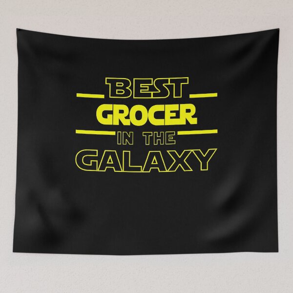 Item preview, grocer Job Dad Mom Hudband Mens Shirt, Best grocer In The Galaxy, Funny grocer Birthday christmas Gift Gift designed and sold by xlnv.