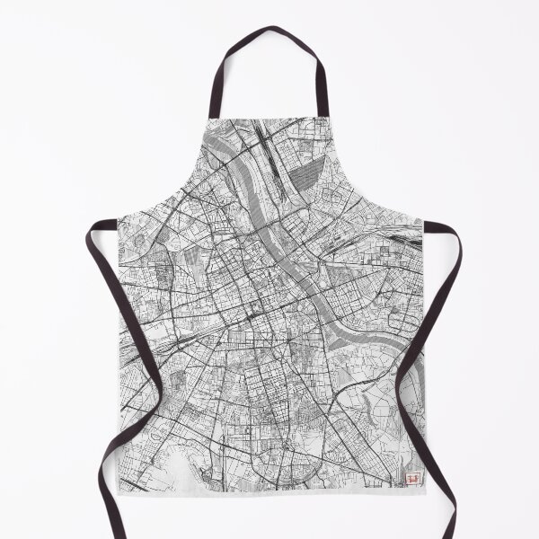 Item preview, Warszawa Map Line designed and sold by HubertRoguski.