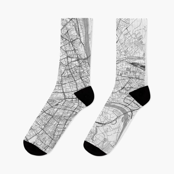 Item preview, Warszawa Map Line designed and sold by HubertRoguski.